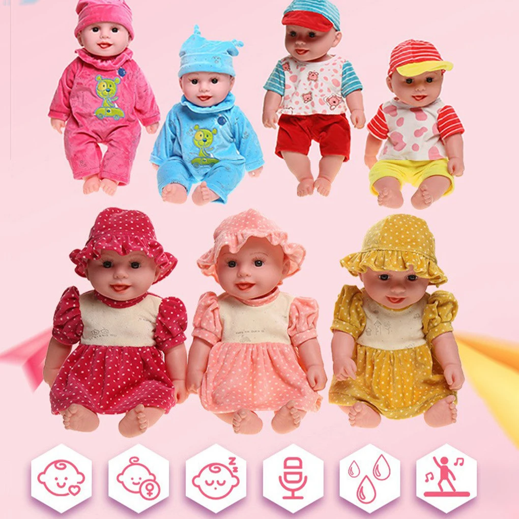 

Vinyl Doll Realistic Home Nursery Bedroom Baby Shower Educational Lifelike Movable Toy Cute Birthday Gifts Kids Children