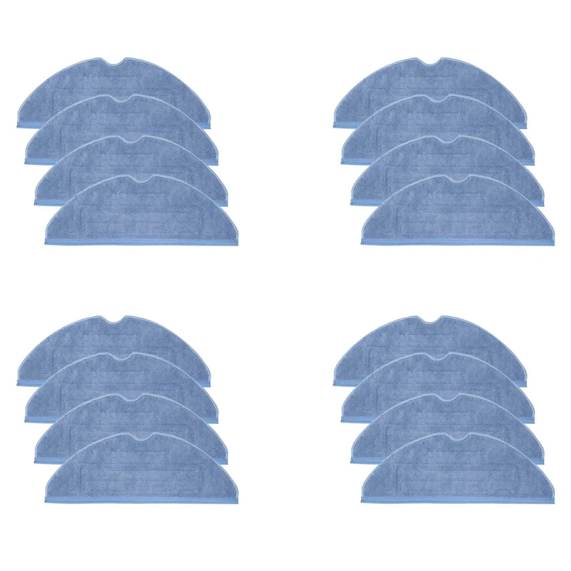 

8Pcs Vacuum Mop Replacement Pads For Roborock T7 T7 Plus S7 Reusable Floor Expert Wet Replacement Microfiber Soft Pad