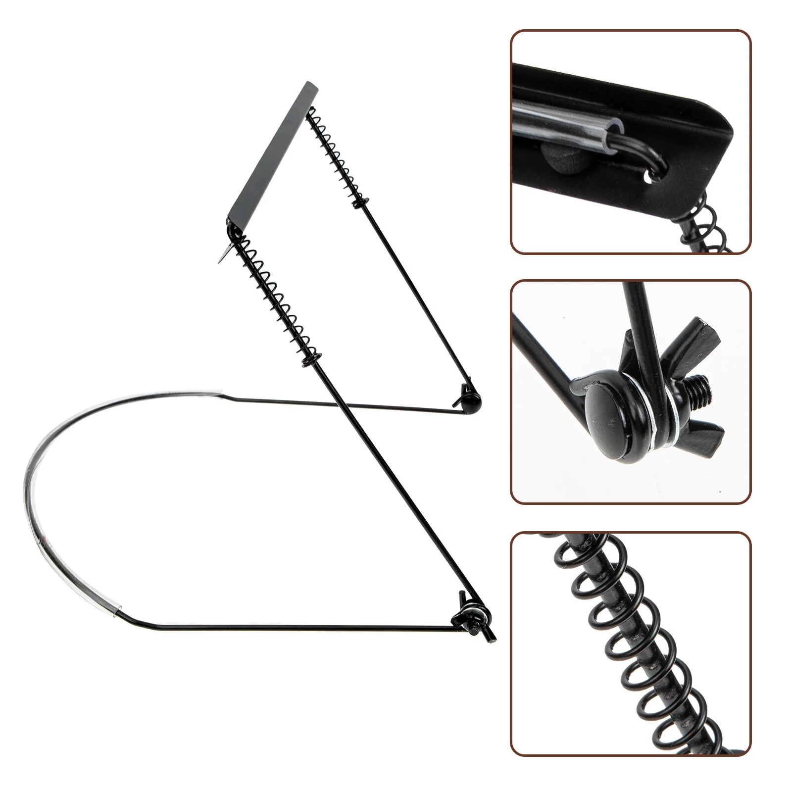 

Metal Zinc Alloy Harmonica Clip Neck-hanging Rack Harp 16-hole Holder Mouth Organ Stand