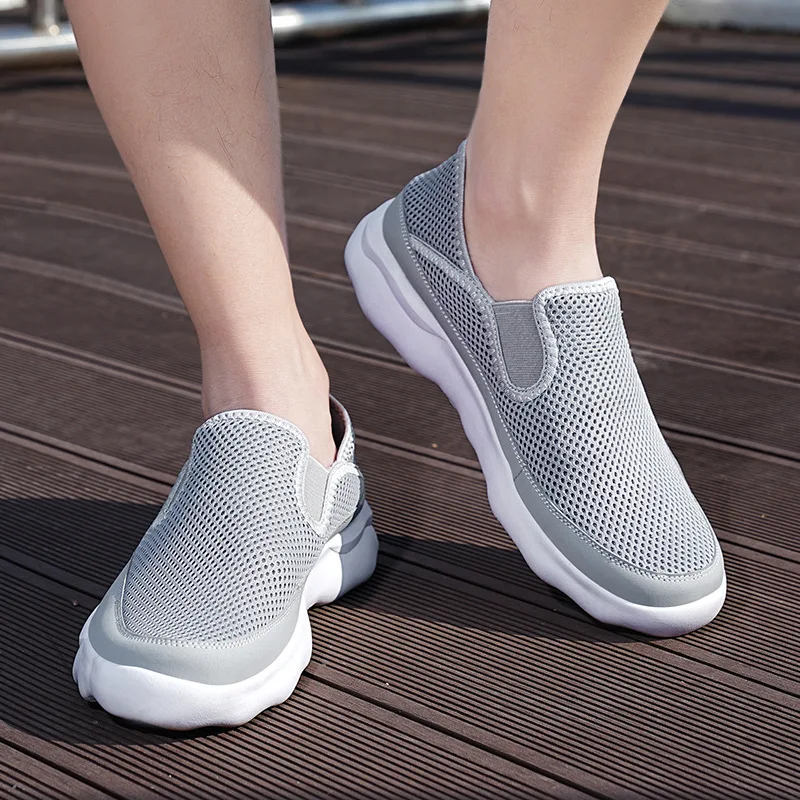 Men's Shoes Large Running Footwear 2023 Fashion Mesh Breathable Casual Sports Shoe Men's Outdoor Tennis Zapatillas De Deporte