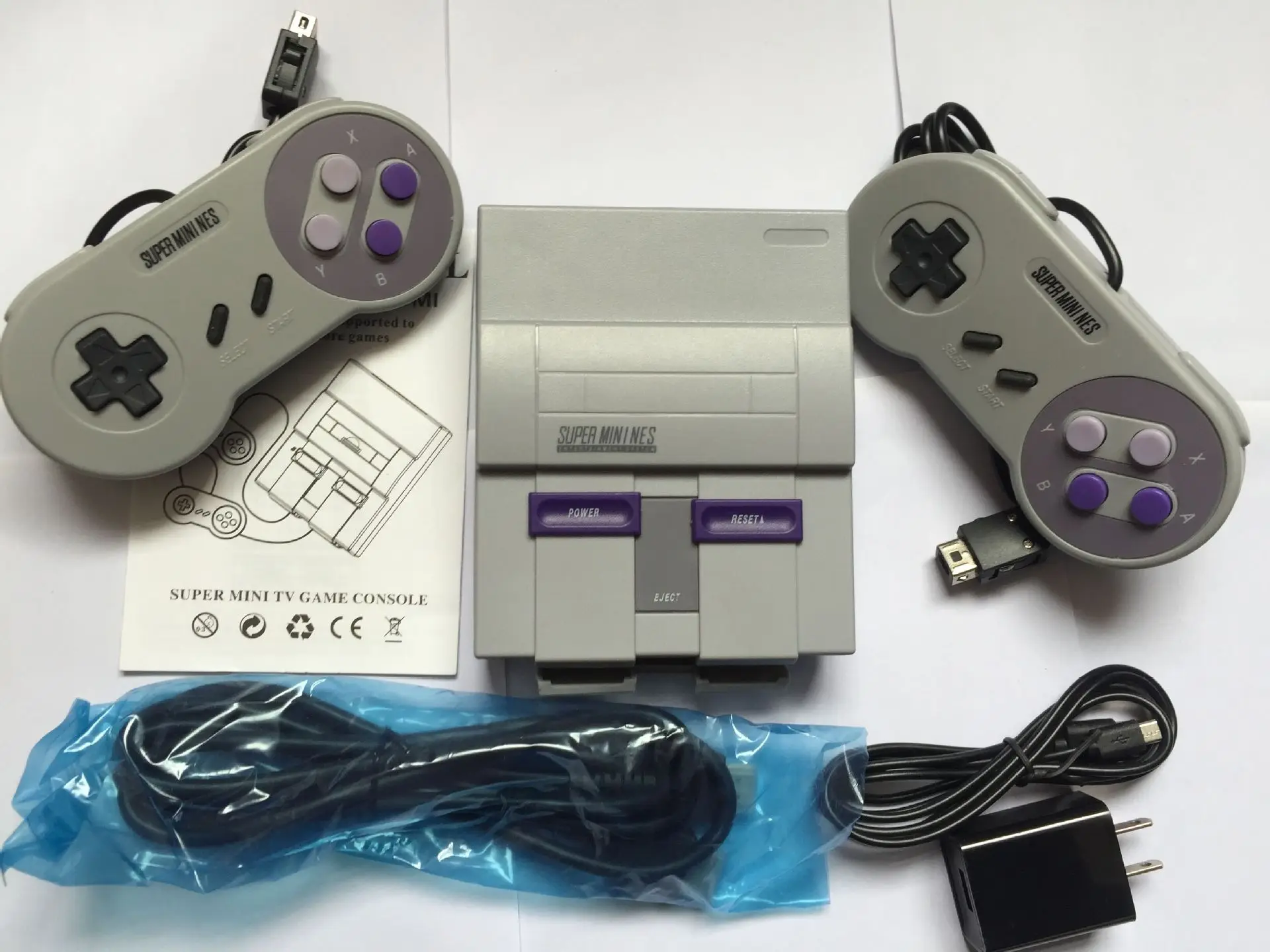 Фото Классическая Мини-консоль для видеоигр SuperNES 600 в 1, совместимая с HDMI портативная игровая консоль №5