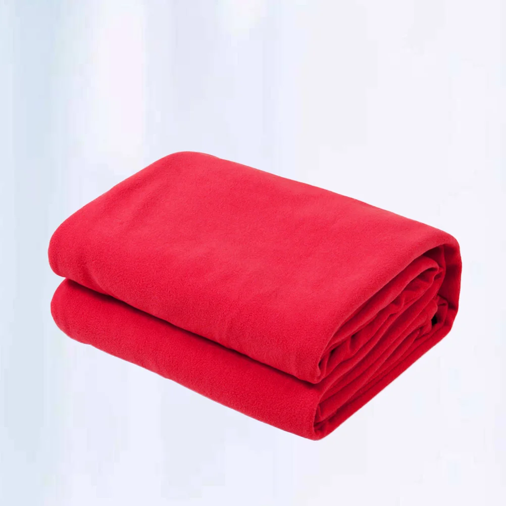 

Fleece Sleeping Bag Long Full Sized Zipper Camping Blanket Camping Sack Travel Sheet for Outdoor Indoor Supplies