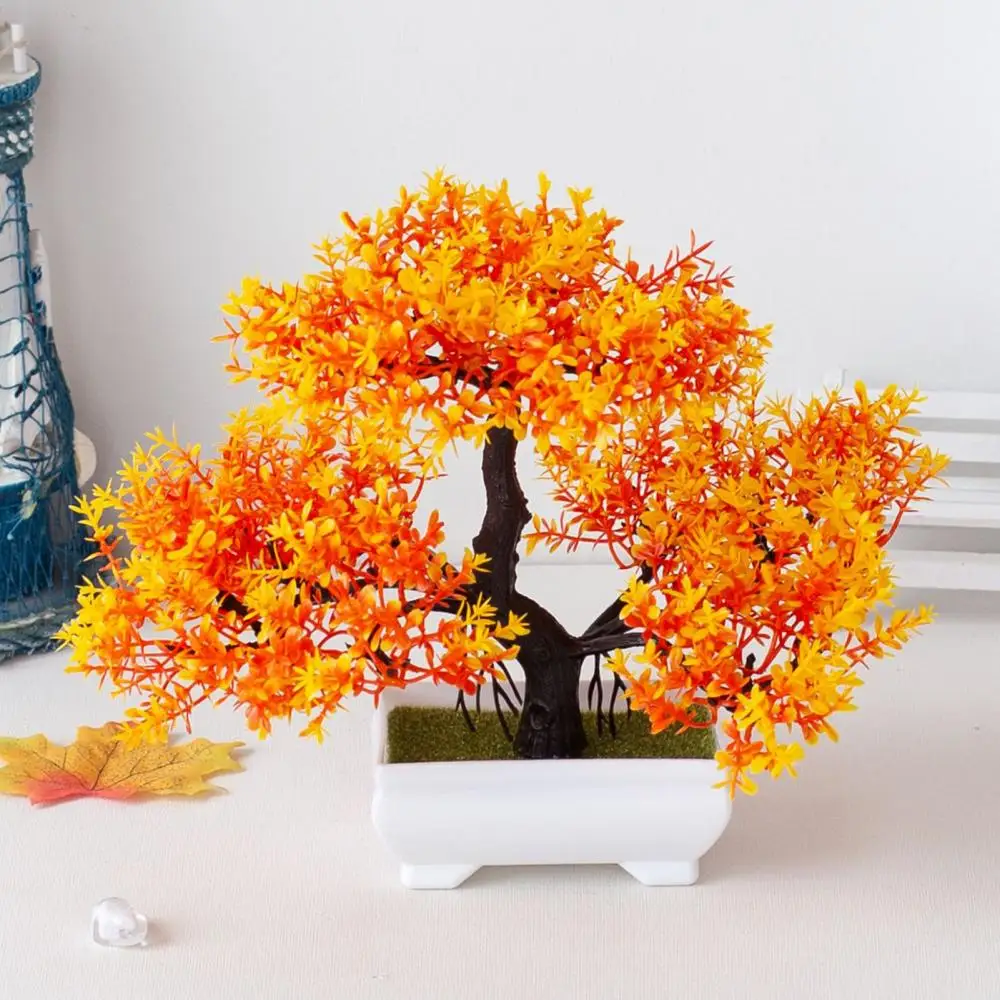 Украшения из сосны маленькое искусственное растение цветы в горшке дерево