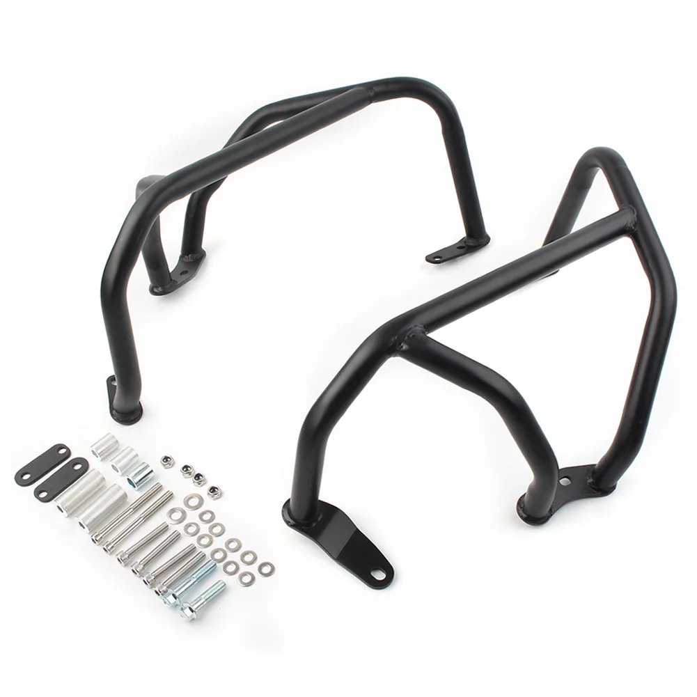 Хромированные/черные защитные ограждения двигателя мотоцикла дорожная защита