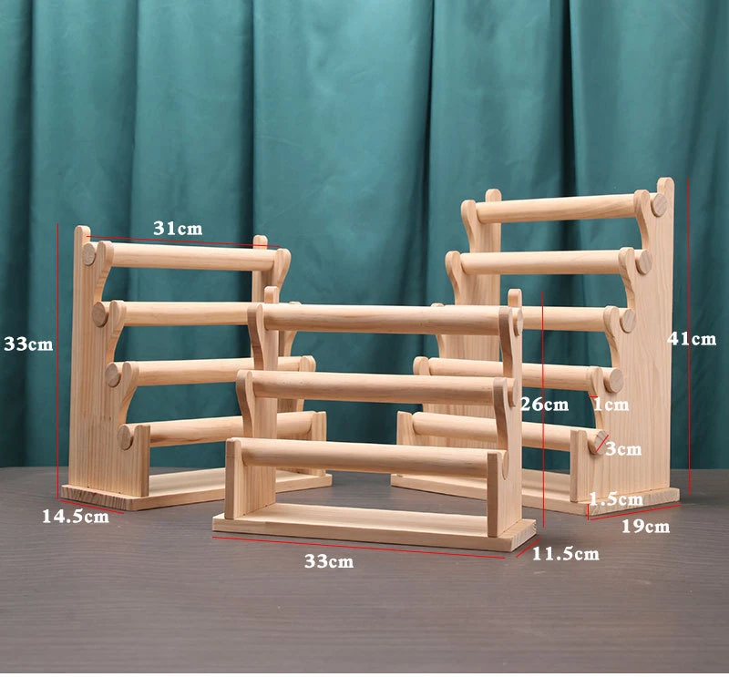 3/4/5 Layer Solid Wood Bracelet Display Rack Detachable Watch Stand Jewelry Display Stand Jewelry Organizer Gift Box