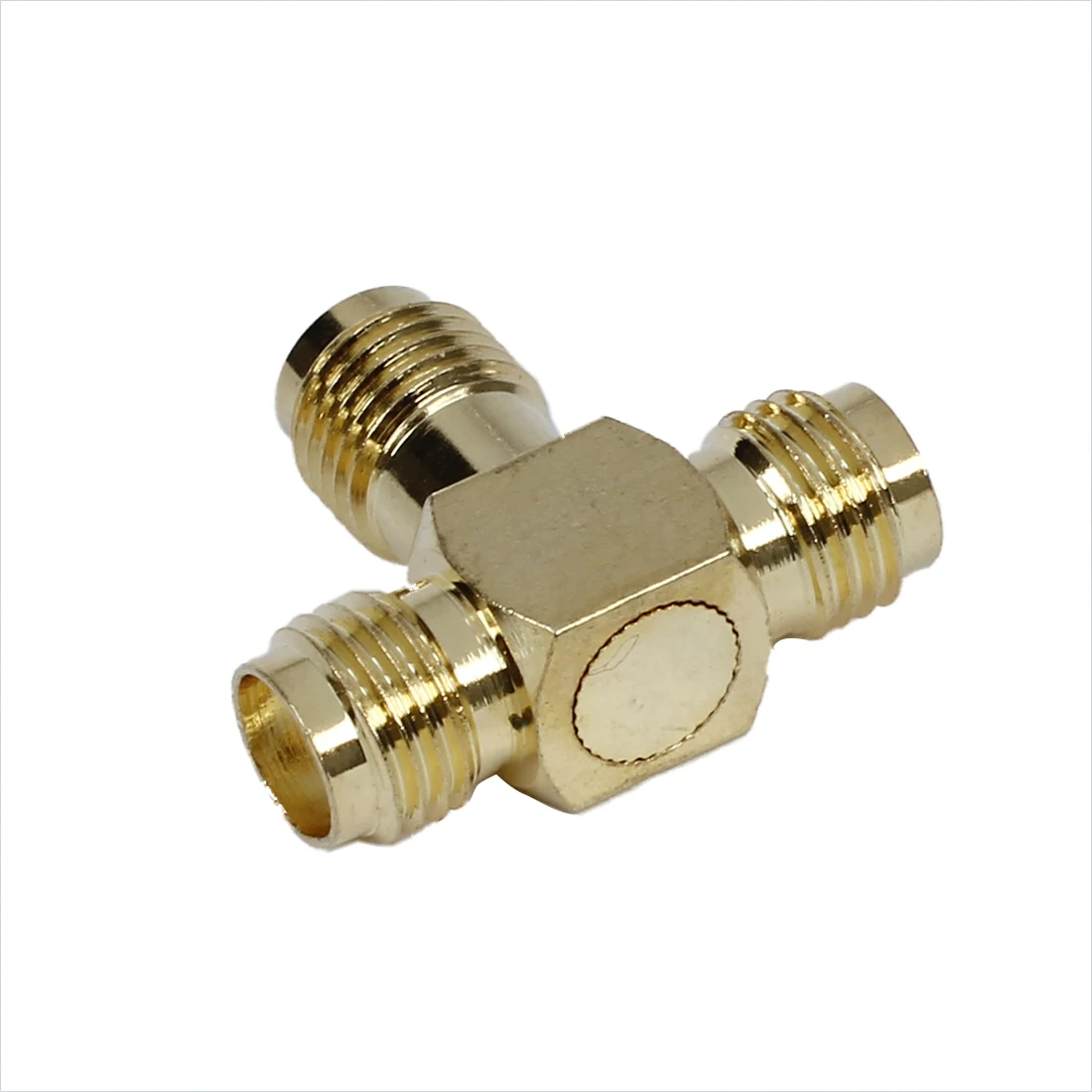 SMA Female to Two Triple T RF Разъем адаптера 3-контактный разветвитель