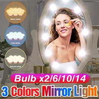 3%c2%a0colors cosmetic lamp usb led vanity makeup mirror light bulb hollywood make up lamp bathroom dressing table lighting wall lamp