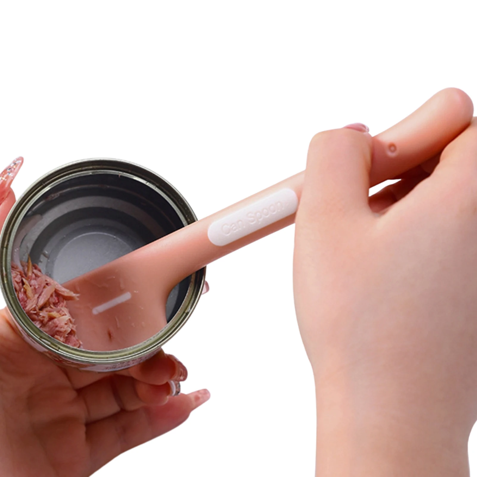 

Банка для собак и кошек, прочная ложка для питомцев, удобный держатель для кошек и собак, розовый, серый, зеленый цвета