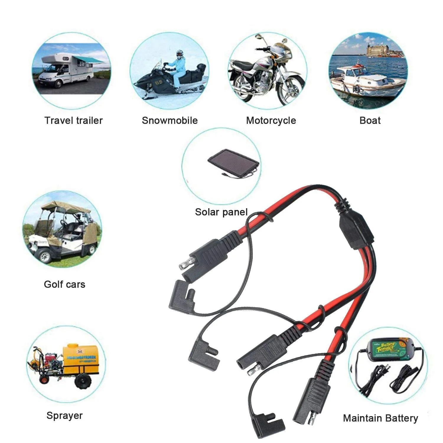 Адаптер 14AWG SAE DC Power