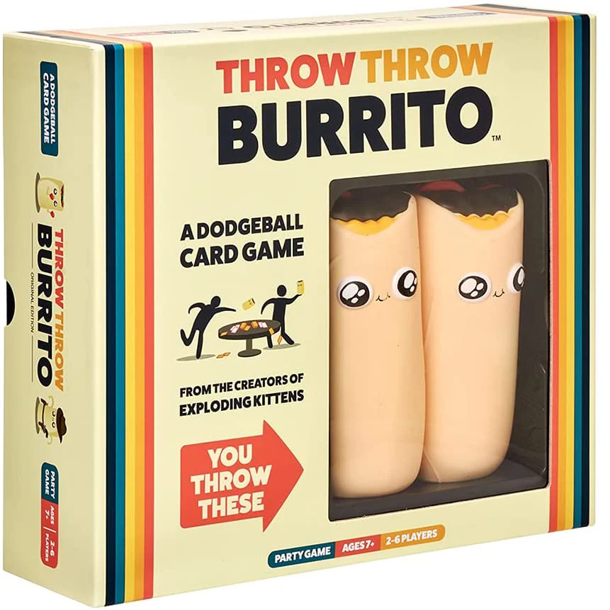 Настольная игра бросать Burrito со взрывающимися котятами для вечерние веселая