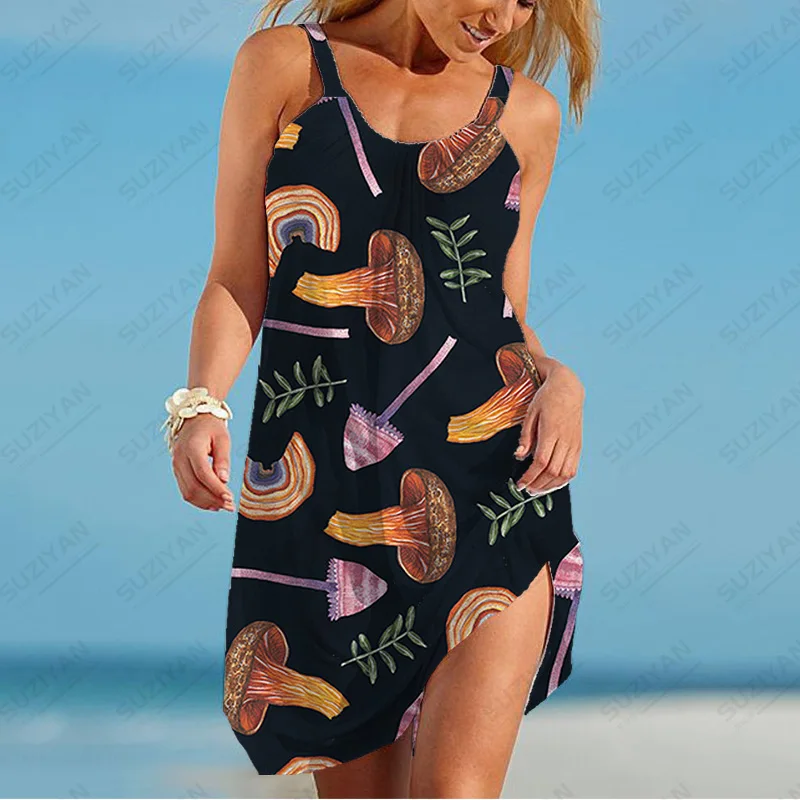 

Wild Free 2022 Japanese Oversized Clothing Grace Maxi Dresses For Women Summer 2022 Beautiful Patterns Spaghetti Strapped