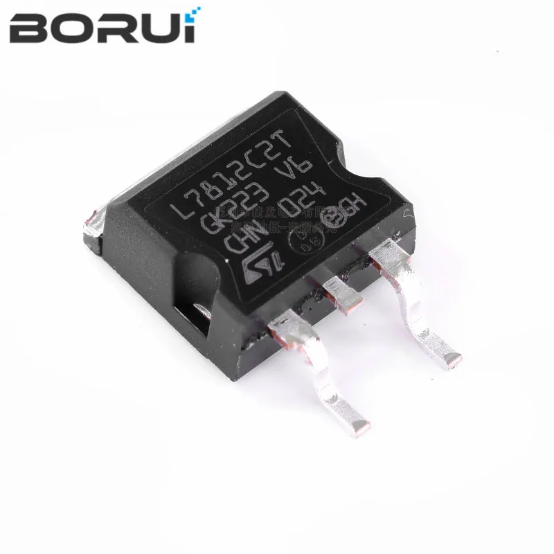 Трехклеммный регулятор L7812CD2T TO-263 L7812 7812 TO263 L7812C2T 12 в SMD, новый оригинальный, 10 шт.