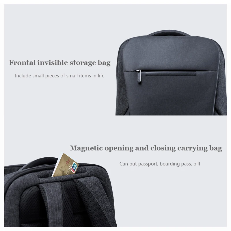 Original Xiaomi Mi Business Travel Backpacks 2 Generation 26L Capacity For 15.6 Inch Level4 Waterproof School Office Laptop Bags