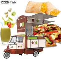 gasoline engine china motorcycle food truck bike food cart for sale fast food