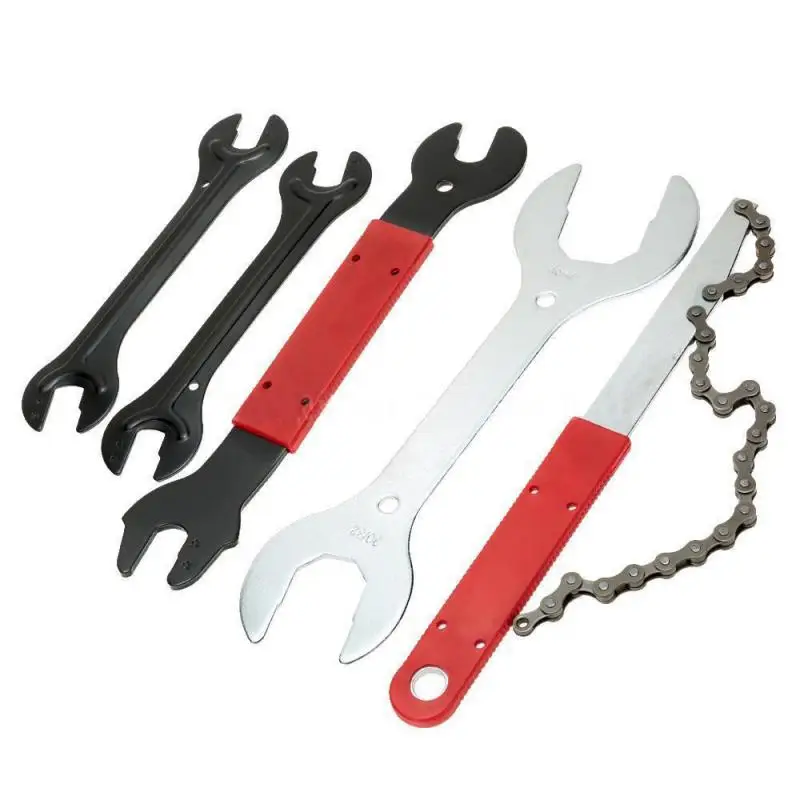 

18 In 1 Repair Toolbox Set Bicycle Cycling Tool Repair Kit Flat Ball Opening Chain Crank Wheel Extractor MTB Bike Repaire