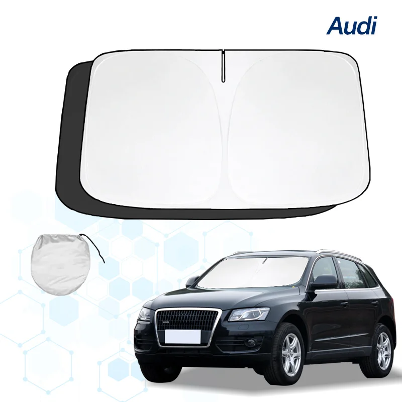 

Солнцезащитный козырек на лобовое стекло автомобиля, складной солнцезащитный козырек, защитные блоки, УФ-лучи для Audi Q5 8r Q5 fy, автомобильные летние аксессуары
