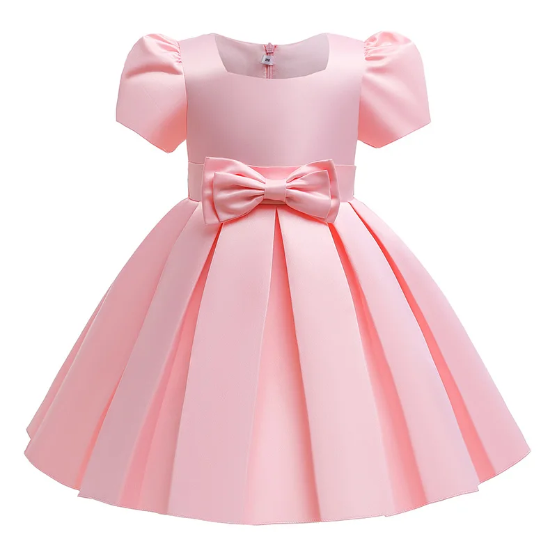 

Summer Girls Christmas Flower Dress Girl Princess Costume Dresses Girl Party Kids Children Prom Gown Vestido Formal Dress Bow
