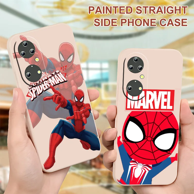

Handsome spiderman For Honor 60 50 30 20 20 10 9 9X 9A 9C X8 8A Pro Plus Lite 4G 5G Soft Silicone Black Phone Case