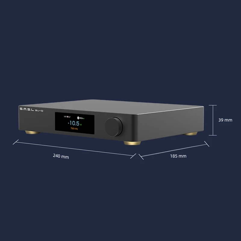 SMSL SU-10 MQA декодер поддерживает MQA-CD Dual ES9038PRO Hi-Res аудио DAC 32 бит/768 кГц DSD512 поддержка