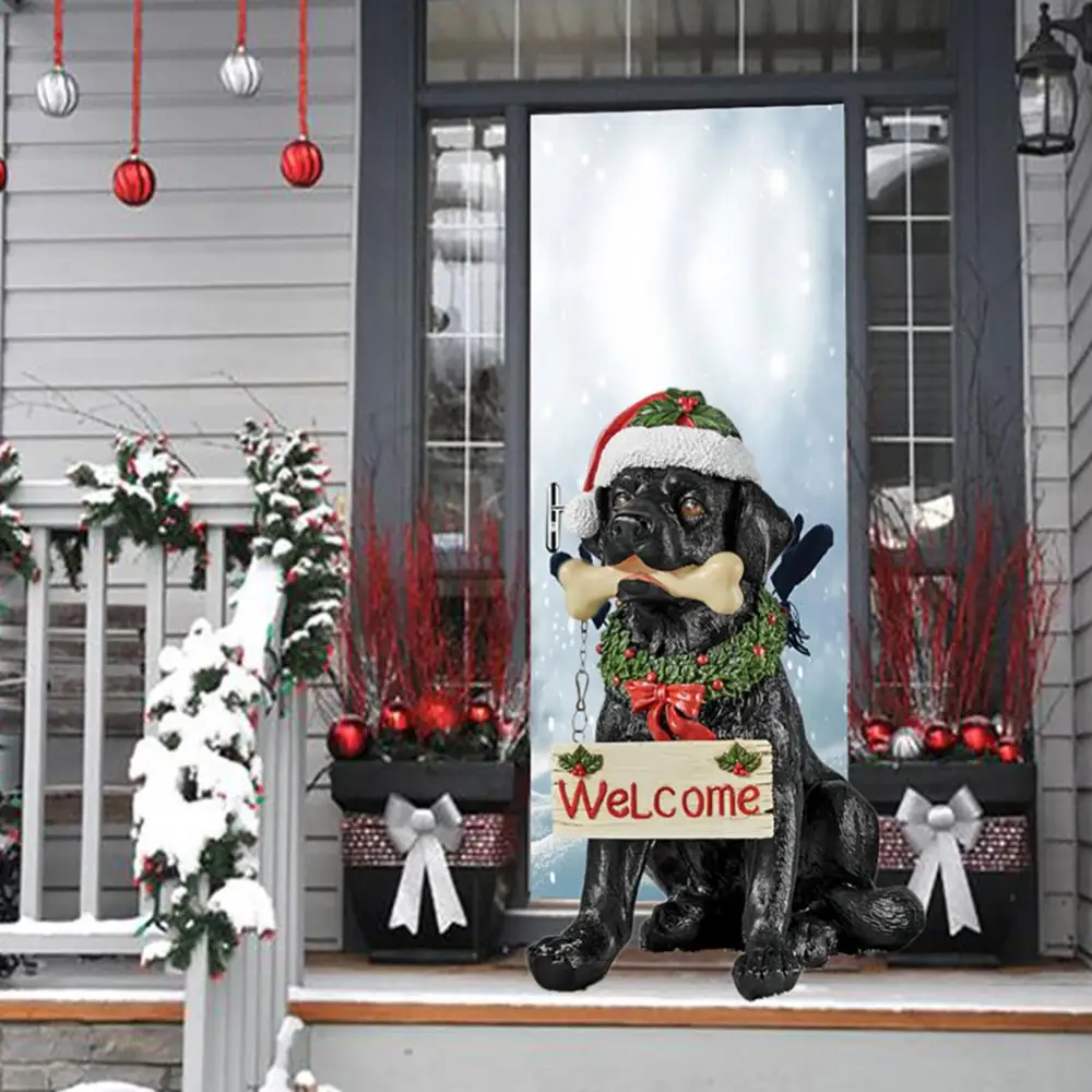 

Christmas Decoration Christmas Watchdog Dog Labrador Resin Product Ornaments Christmas Decorations Home Decoration New