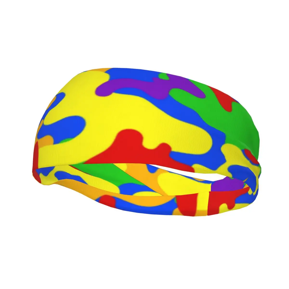 

ЛГБТ камуфляжные мужские бриджи, нескользящая спортивная повязка для волос для фитнеса, гомосексуалов, бисексуалов, лесбиянок, стразов, асексуалов