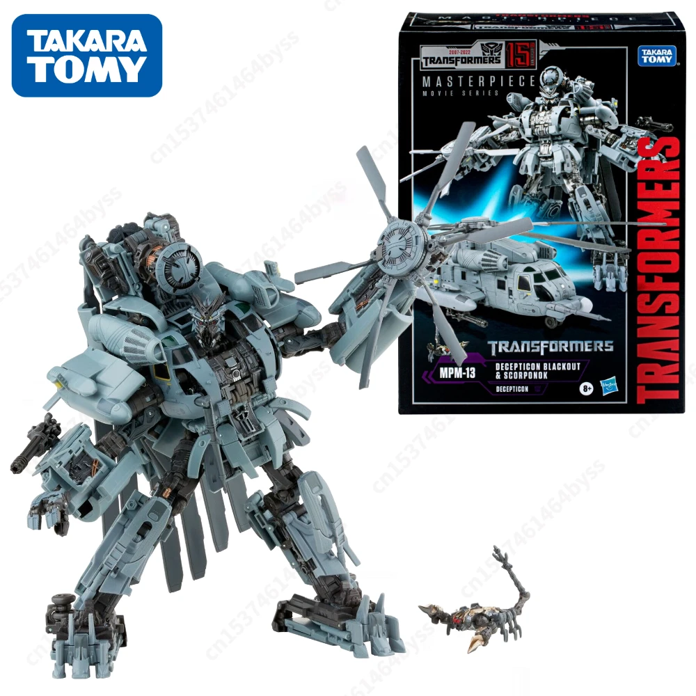 

Takara Tomy Original Transformers Masterpiece Movie Series MPM-13 Mpm13 Blackout Scorponok Action Figure Collection Toy Gift