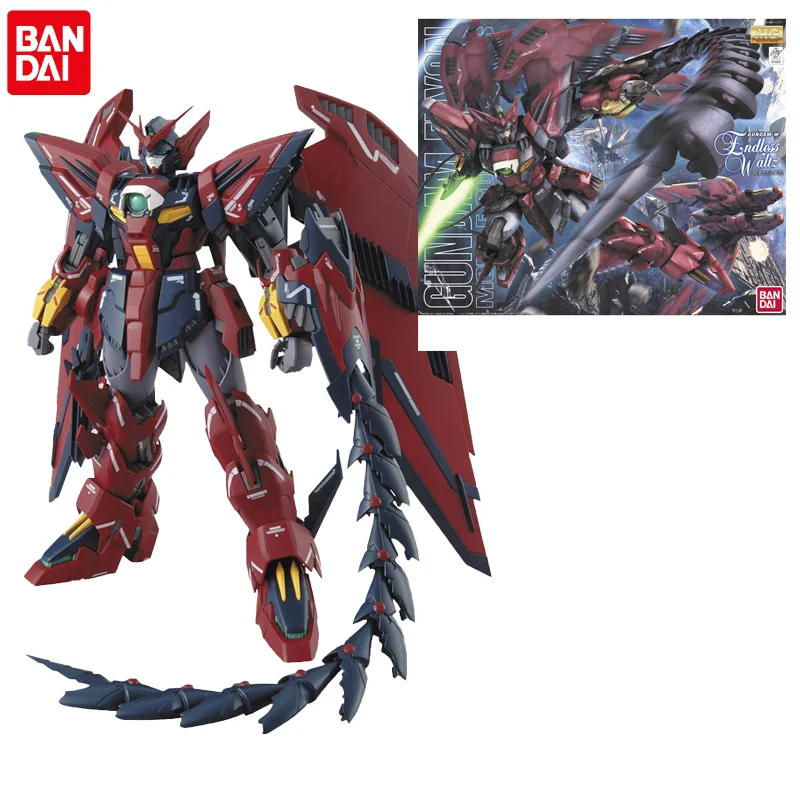 

Original Bandai Gundam Anime Figure MG 1/100 New Mobile Report Gundam Wing OZ-13MS Gundam Epyon EW Anime Action Figures Toys