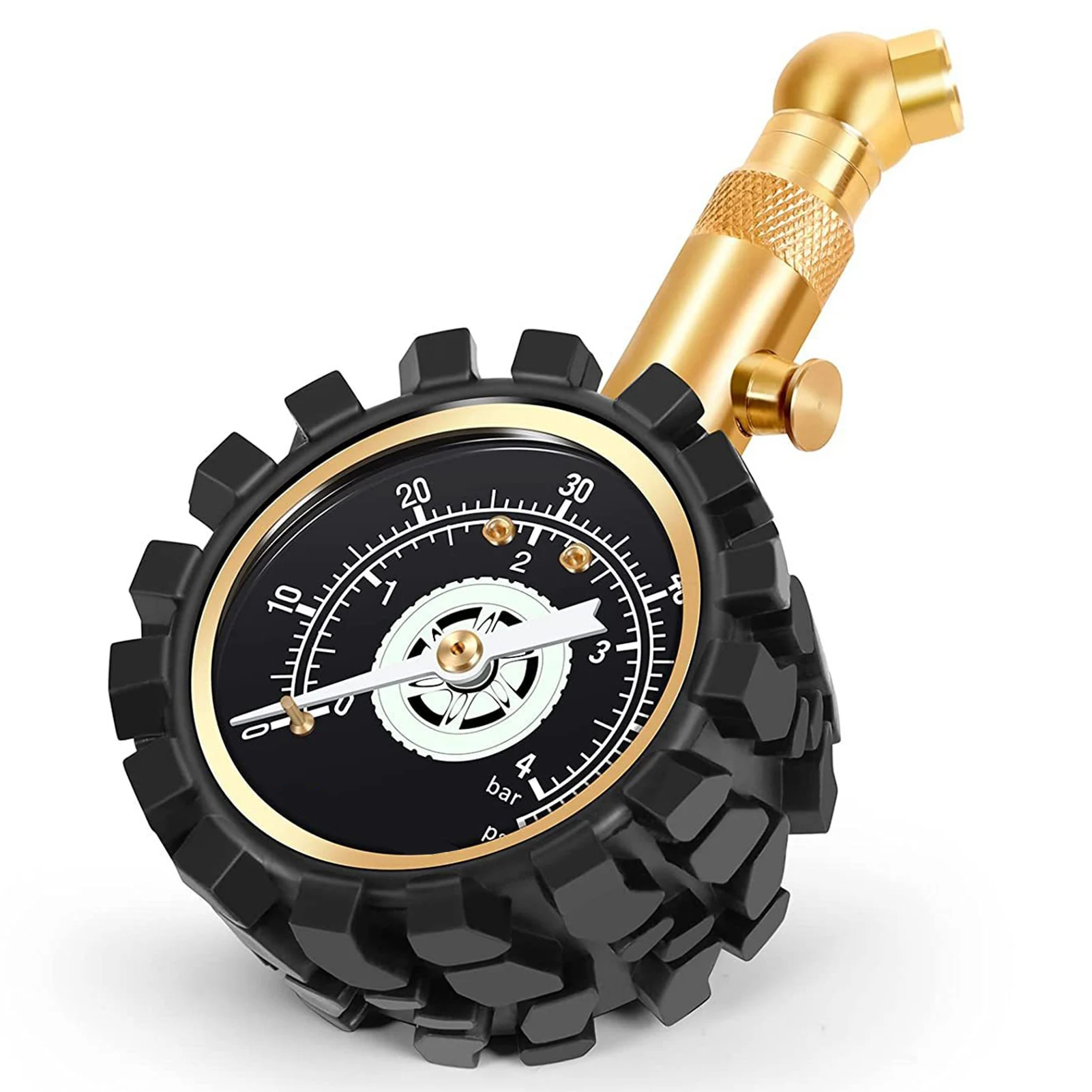 

Измеритель давления в шинах Автомобильный манометр 0-60 PSI тяжелый Сертифицированный точный с легким чтением светящийся резиновый чехол