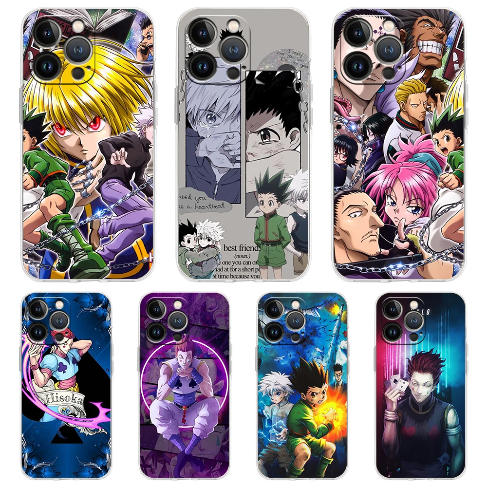 

Чехол Hunter X Hunter HXH для iPhone 14 13 12 Pro Max, прозрачный мягкий чехол для iPhone 11 Pro Max 7 8 Plus X XS XR SE2020