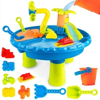 3 in 1 kids sand water table outdoor play table beach toys activity tables summer toys for outside backyard for toddlers age1 5