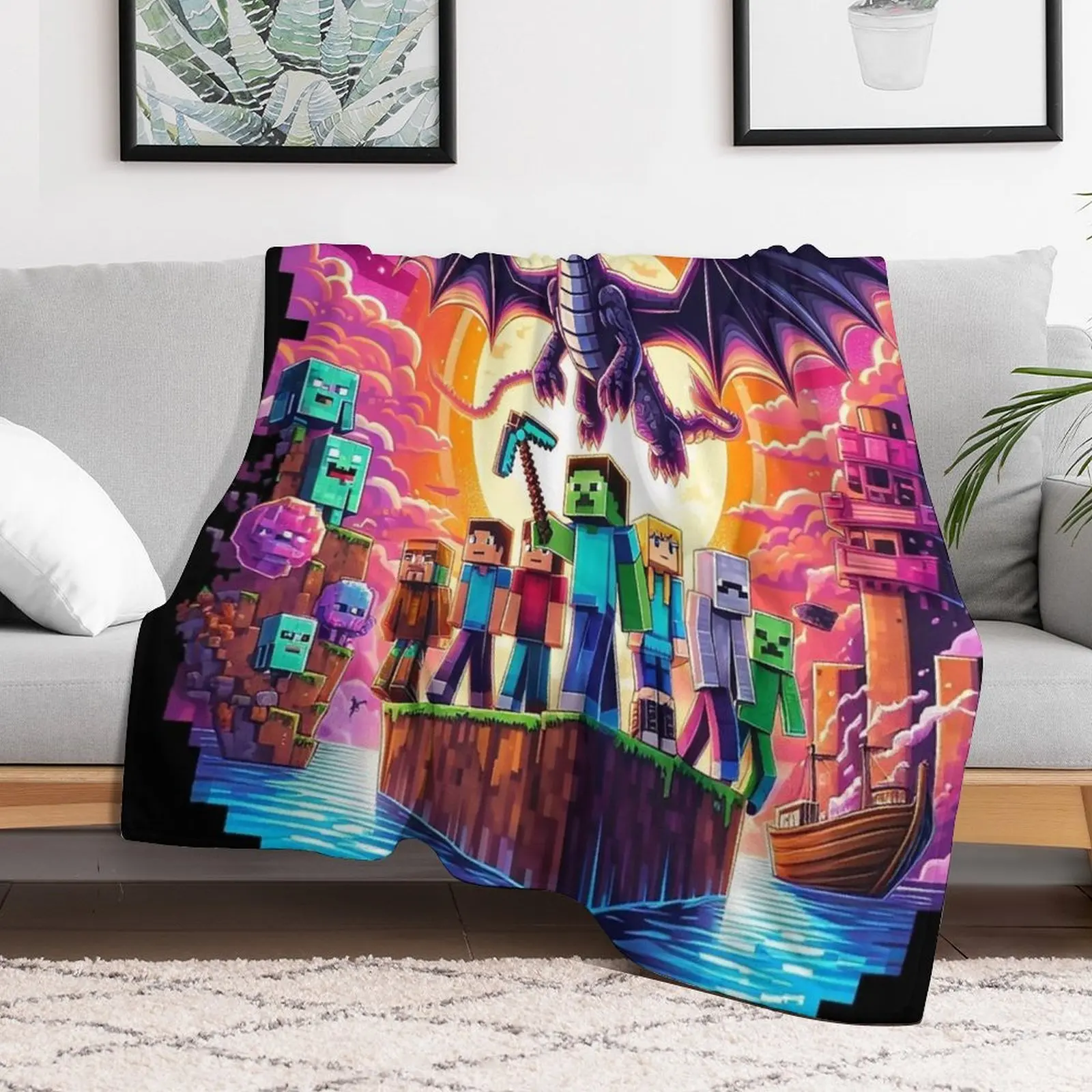 Одеяло Ender Dragon Nap теплые зимние одеяла