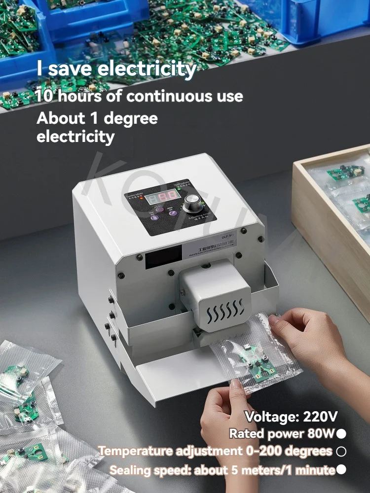 Удобная портативная машина для запечатывания пакетов алюминиевая фольга