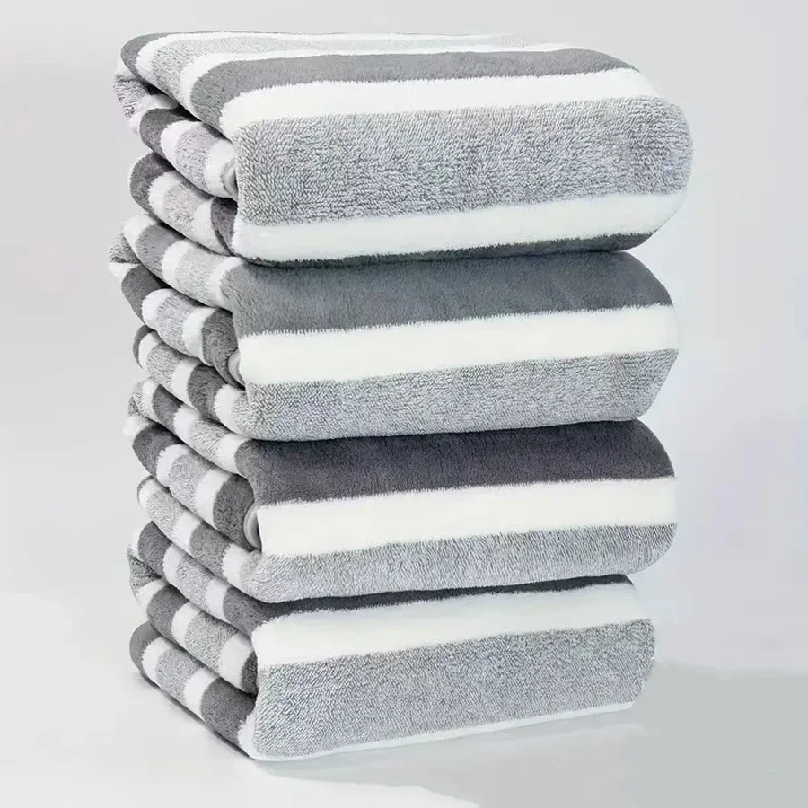 

Набор полотенец из хлопка с полосатым узором