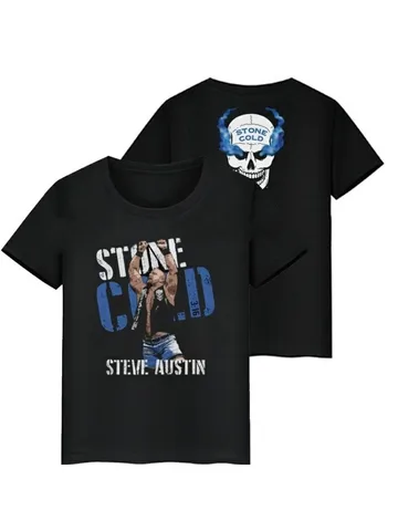 WWE Cold Stone Steve Austin Stone Cold Austin Steve Austin Wrestling Мужская хлопковая свободная футболка с короткими рукавами