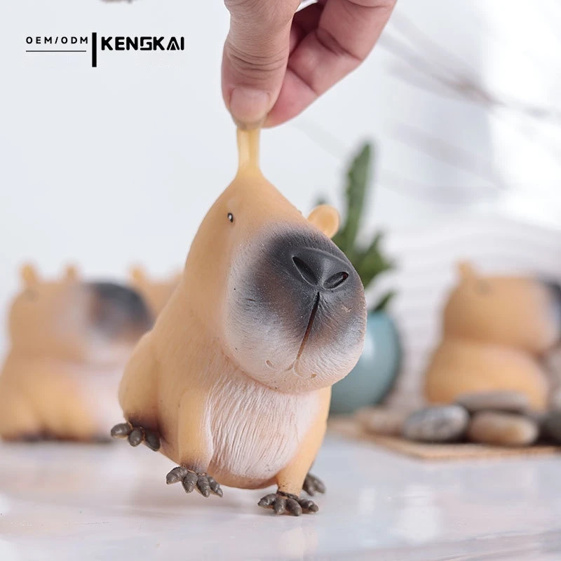 Фото Популярная булавка Kapibala Le Capy Pig Net, декомпрессионная игрушка знаменитостей, новая игрушка для освобождения и декомпрессии животных №1