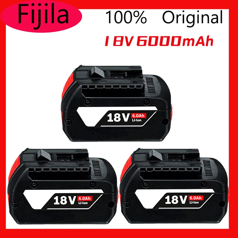 

18V Battery for GBA 6.0Ah Lithium BAT609 BAT610G BAT618 BAT618G 17618-01 BAT619G BAT622 SKC181-202L and charger