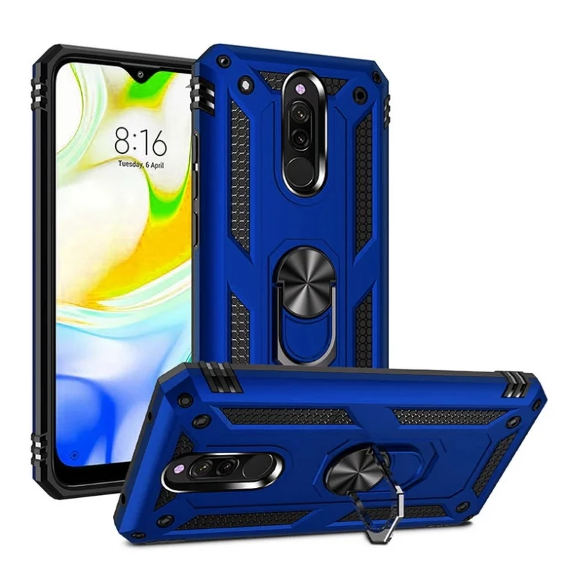 

Luxury Armor Shockproof Case For Xiaomi Redmi 8 Cover Silicone Bumper Case For Redmi 8A redmi8 7 7A 9 9A 9C 10 Prime Ring Cover