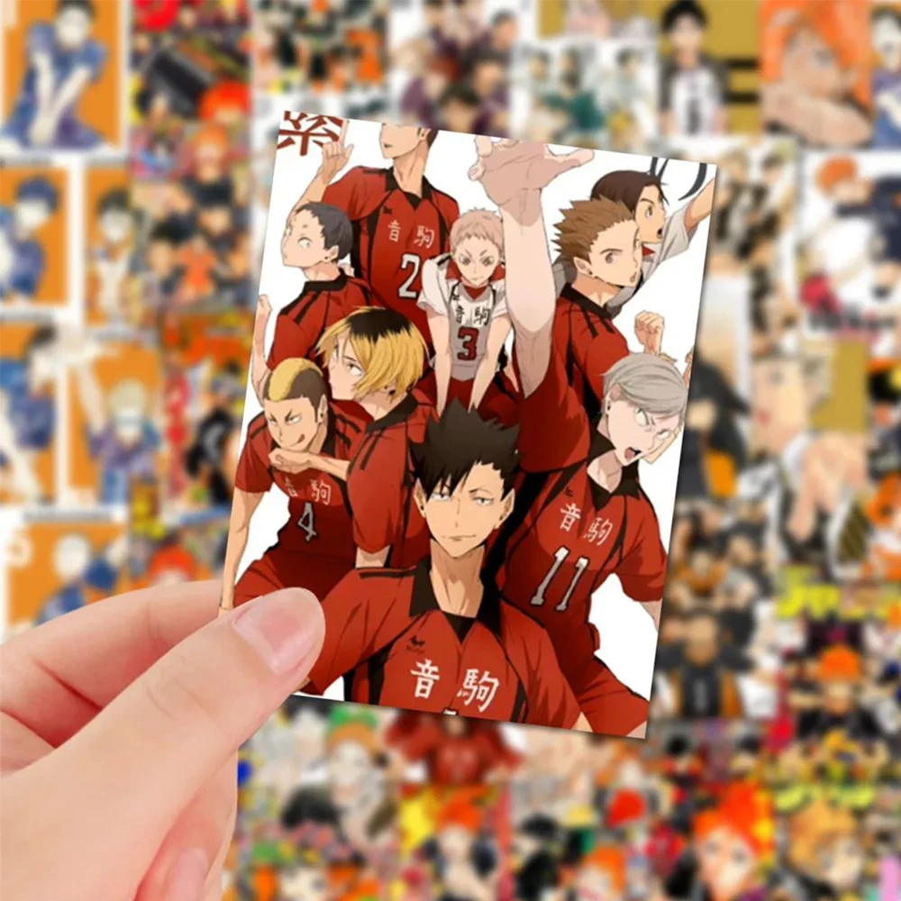 10/30/63 шт. волейбольное Аниме Haikyuu! Водонепроницаемые наклейки-постеры DIY скейтборд