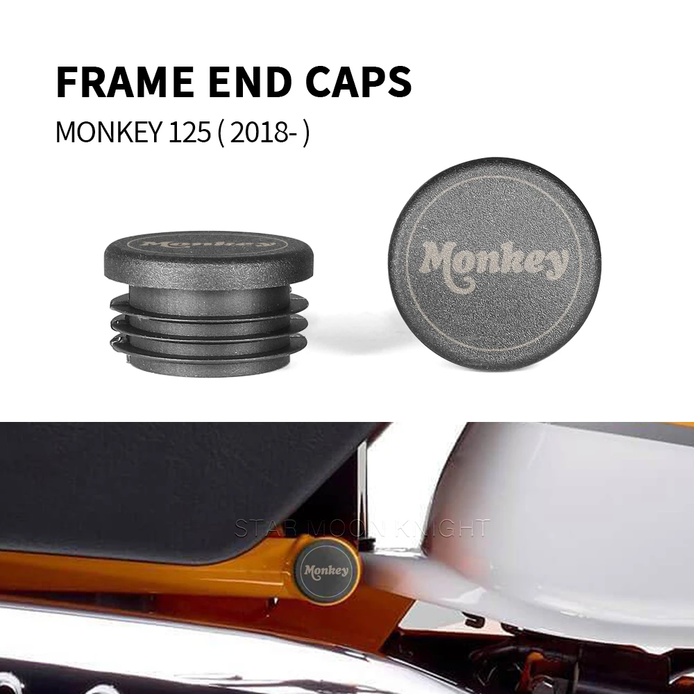 

Для Honda Monkey 125 Monkey125 2018 2019 2020 2021-аксессуары для мотоциклов, концевые колпачки для рамы, декоративные колпачки для отверстий в раме