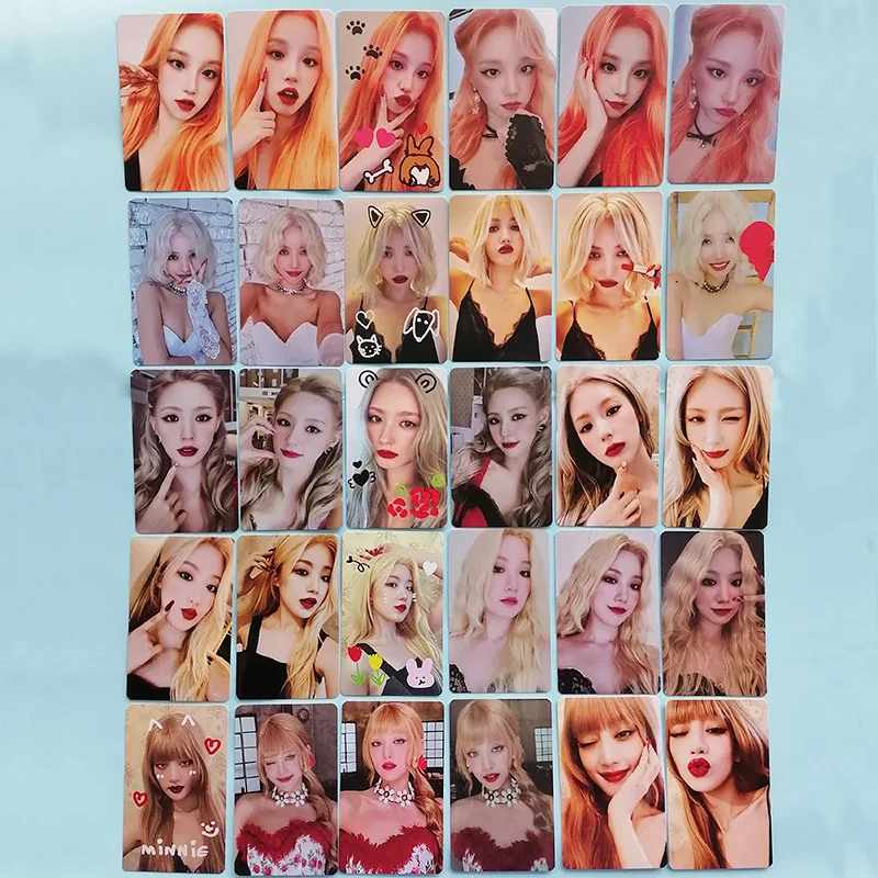 

Kpop Idol 6 шт./комплект Lomo Card (G)I-DLE I LOVE альбом открытка новая фотопечать открыток постер картина Поклонники подарки коллекционный подарок