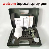 italian walcom spray gun car varnish topcoat spraying high atomization on the pot 1 3mm nozzle to send air pressure gauge