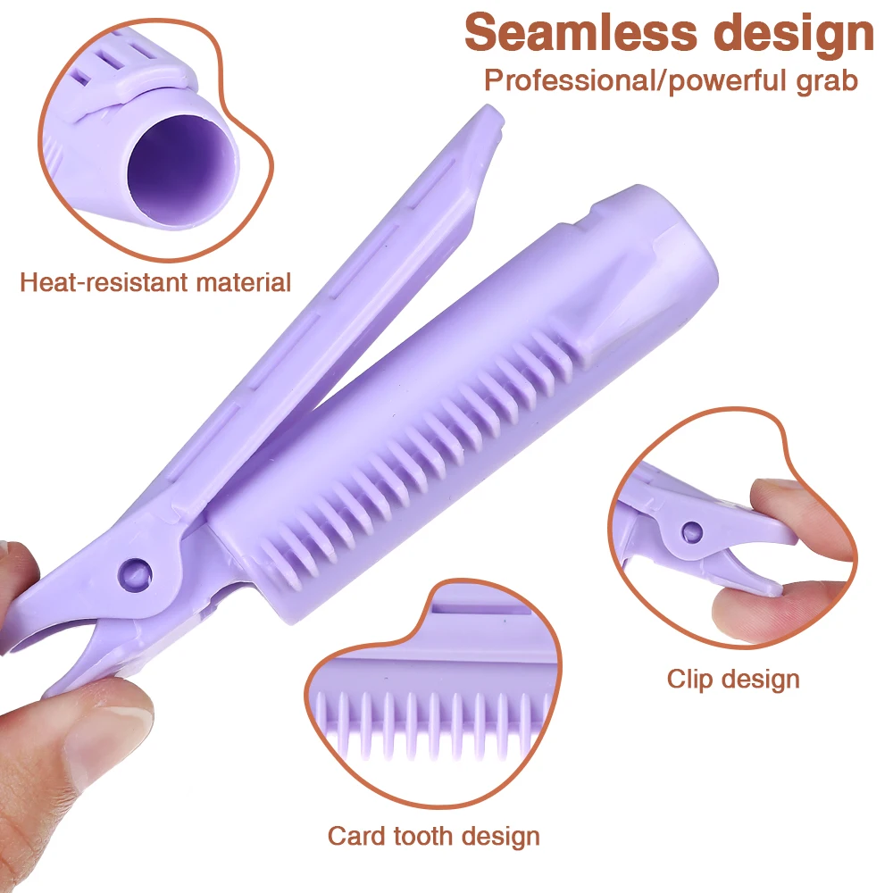 4 шт. пластиковые пушистые заколки для волос зажим укладки