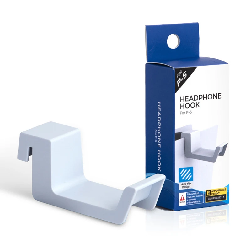 

For Ps5 Game Console Hanging Bracket Headphone Storage Hanger Console Side Hanger Headphone Hanger A9E8