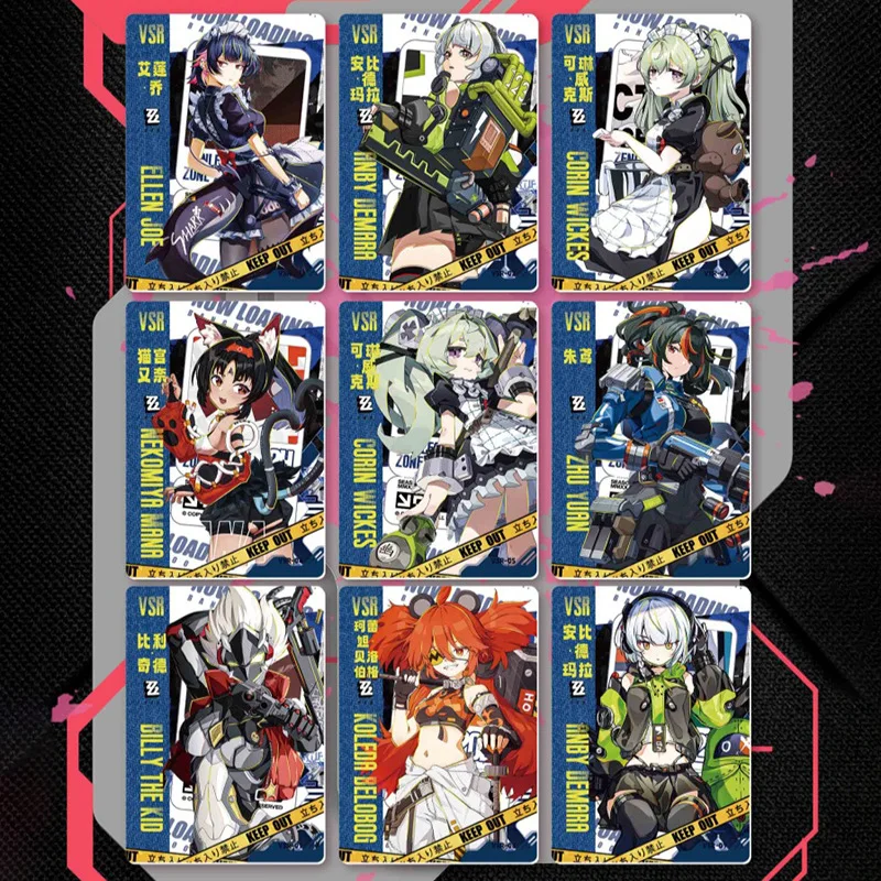 Фото Zenless Zone Zero Cards Deluxe Edition Booster Pack Limited Silver Flash Card Аниме Игры Коллекционные карты Игрушки Подарки №4