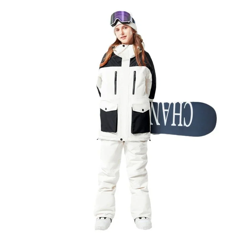 Новинка 2025 года зимние теплые лыжные костюмы на открытом воздухе ветрозащитные
