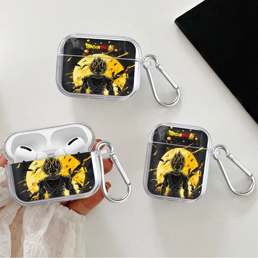 Фото Прозрачные чехлы для наушников AirPods 1 Pro 3 Pro3 4 Pro2 2 с мультяшным дизайном D-ragonS B-allS №5