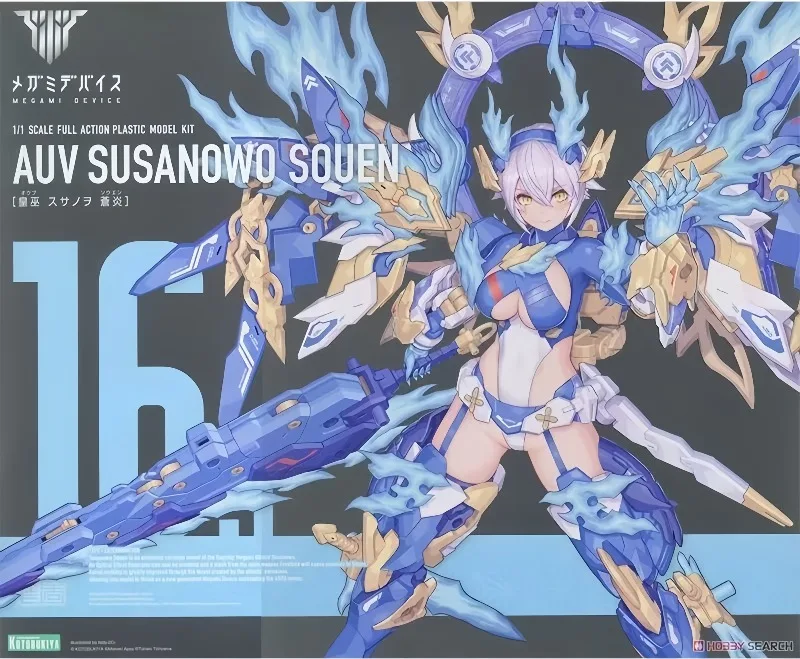 Коллекционная фигурка Kotobukiya Megami Device AUV Susanowo Souen: Аниме-модель для сборки, подарок для фанатов Bishoujo Mecha (art.: 3920dc8f42953) - 3920dc8f42953