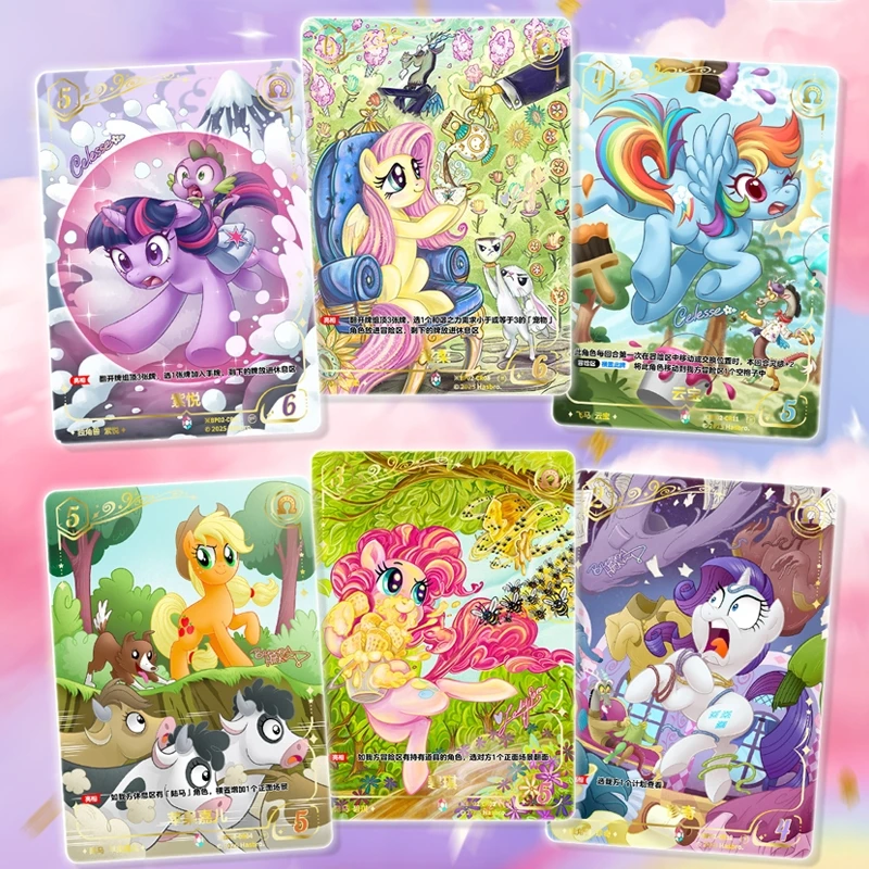 Фото Аниме My Little Pony Booster Pack BP02 Discord Times Расширительный набор TCG Коллекционные карты Коллекционный подарок для детей Настольные игры Игрушки №2