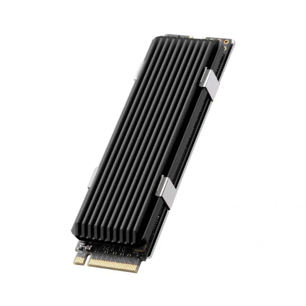 

Compact SSD Radiator Thin 2280 NVMe SSD Cooling Sheet Stable Buckle Design SSD Cooler for Desktop PC