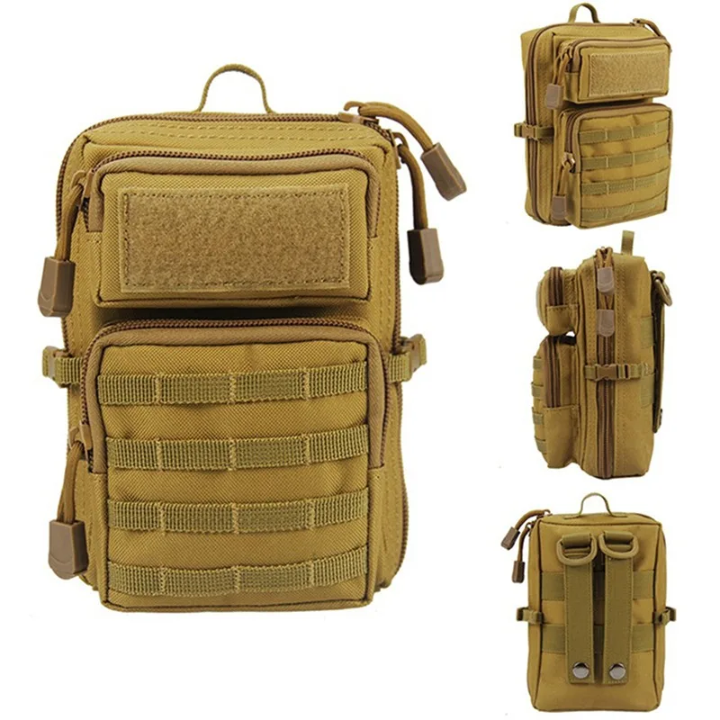 

Multifunction Tactical Pouch Military Molle Hip Waist EDC Bag Wallet Purse Phone Holder Bags Camping Hiking Hunting Fanny Pack